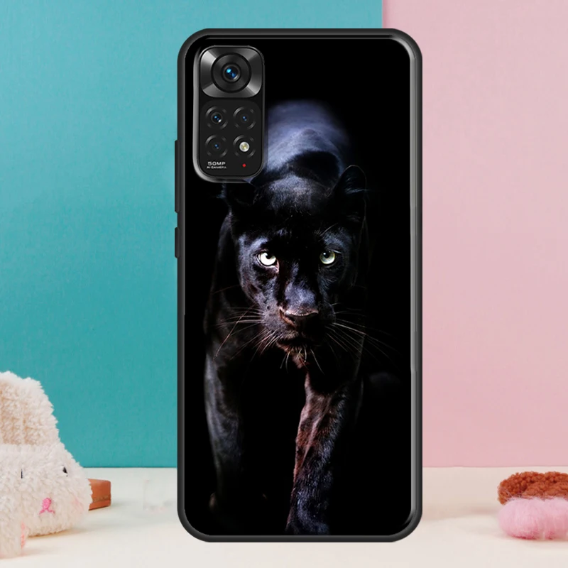 Cheetah Panther Case For Xiaomi Redmi Note 12 11 10 9 8 Pro 9S 10S 11S 12S Redmi 12C 9A 9C 10A 10C Coque