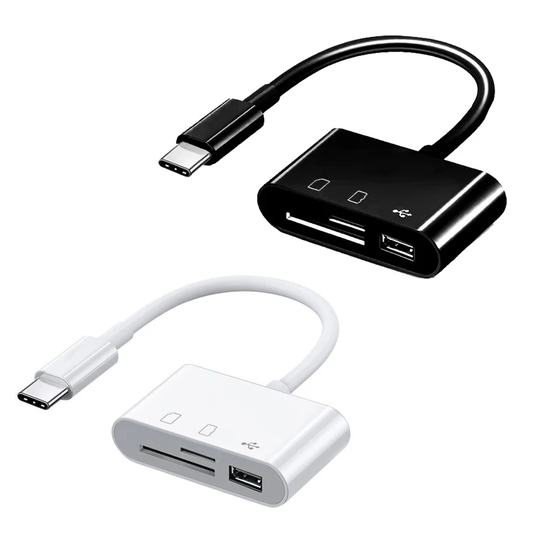 

1-10PCS Type C Adapter TF CF SD Memory Card Reader USB C Card Adapter For Macbook Samsung Huawei Xiaomi OTG Writer Compact Flash