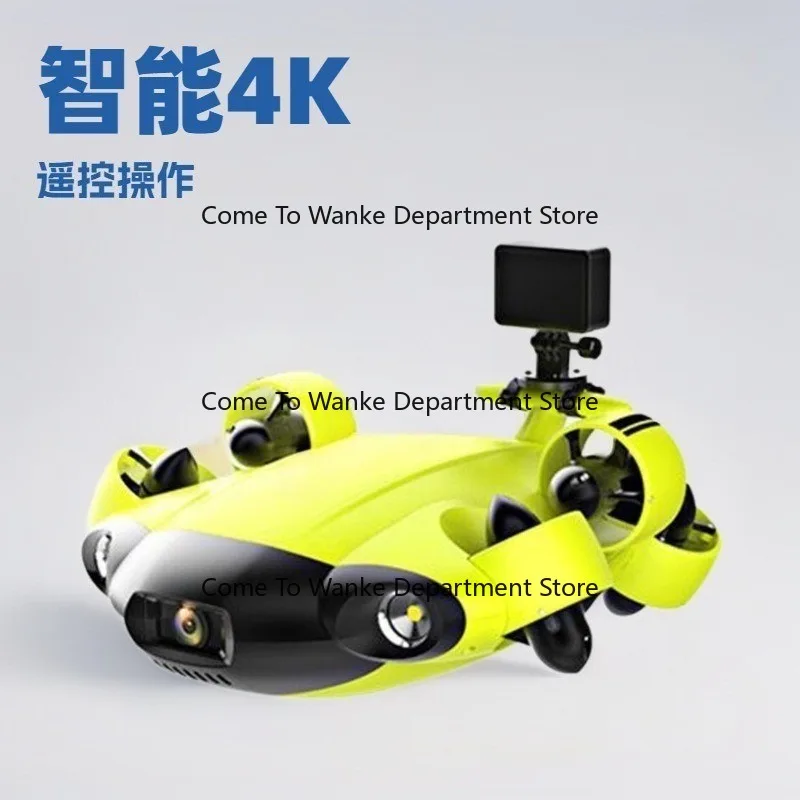 V6 Host Version 200-line Intelligent 4K HD Cruise Detection Live Remote-Controlled Underwater Ro--bot Dr--one