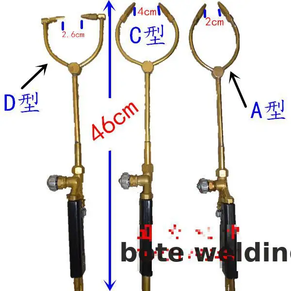 High Quality H01-6 oxygen-acetylene oxygen-propane welding torch soldering gun Double Head For Air Conditioner Refrigerator