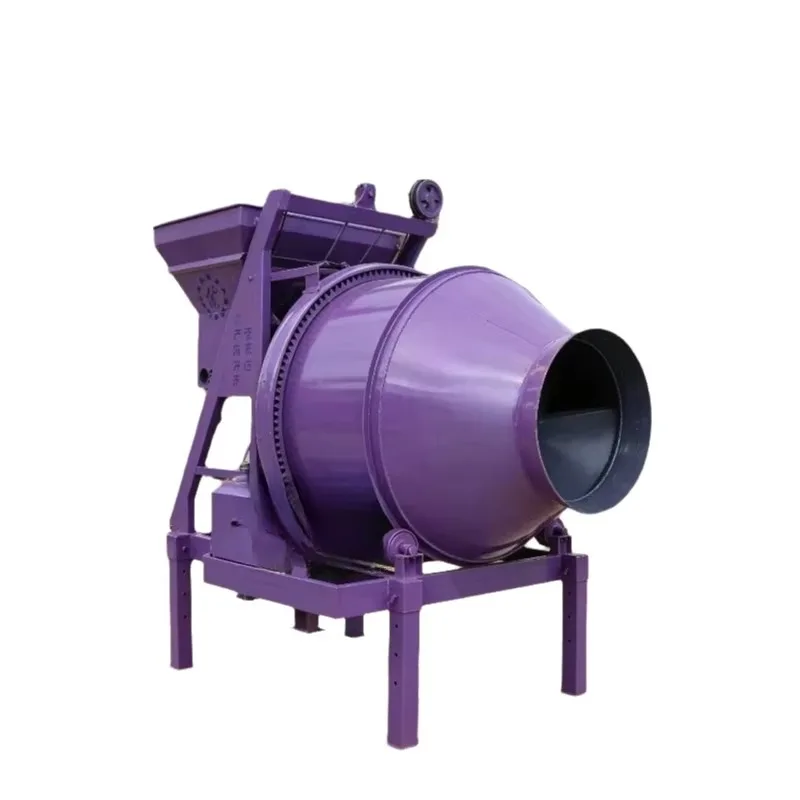 FOB Industrial Concrete Mixer Rubber Wheels And Support Frame For Easy Maneuverability In Construction Sites Building Projects
