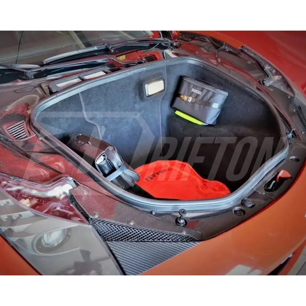 458 Carbon Fiber Front Trunk Lid Storage Kits for Ferrari 458 Spider 2009-2015