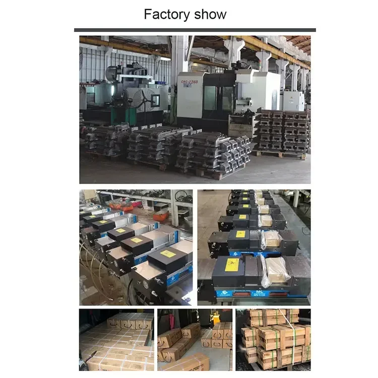 DPV-6-160 MC ملزمة هوائية هيدروليكية فائقة القوة لمركز الطحن CNC #6