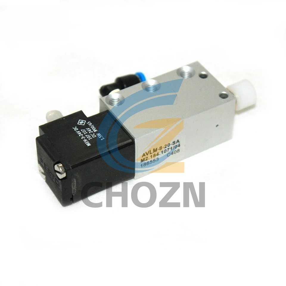 

Heidelberg SM/CD102 Электромагнитный клапан передней укладки Предохранительный верхпер Воздушный клапан Резиновая головка M2.184.1071