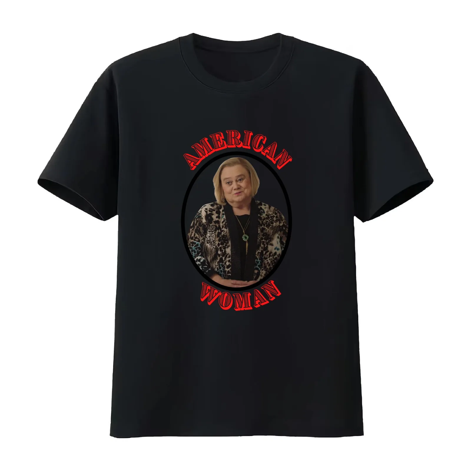 Christine Baskets American Woman- Baskets FX T-Shirt Summer Casual Cotton Tee Oversized Streetwear Tops Vintage Graphic Print