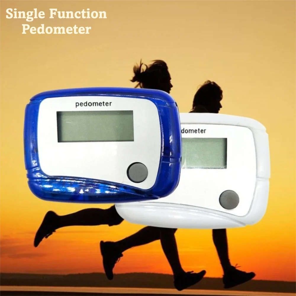 Accurate Pedometer Digital LCD Multi-Function Step Counter Daily Target Monitor Calorie Counter Digital Pedometer Travel