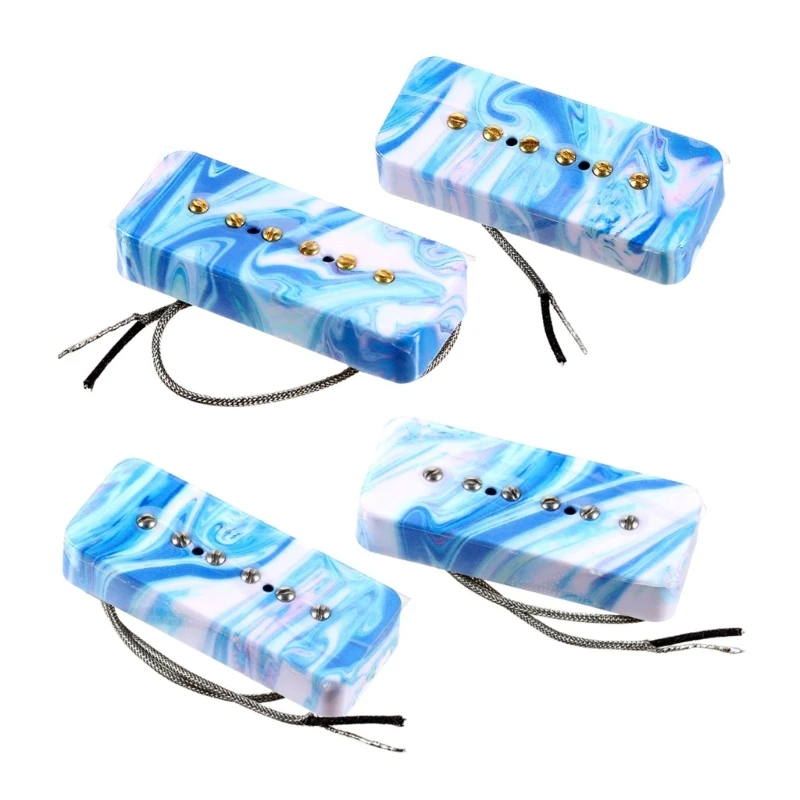 Pack of Electric Guitar Parts Upgrade Pickup for Models Electric Guitars High Power Neck Bridge Pickup Replacements