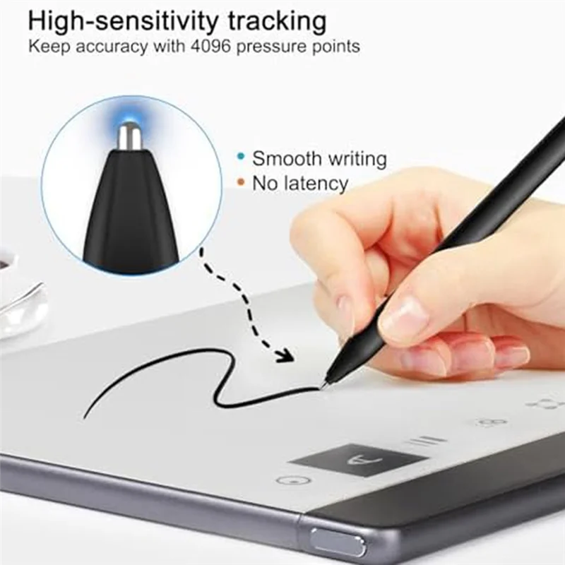 A13E-No Wear Out Titanium Replacement Pen Tips, 2 Smooth And Precise, With Installation Tool, Universal Pen, Digital Pen