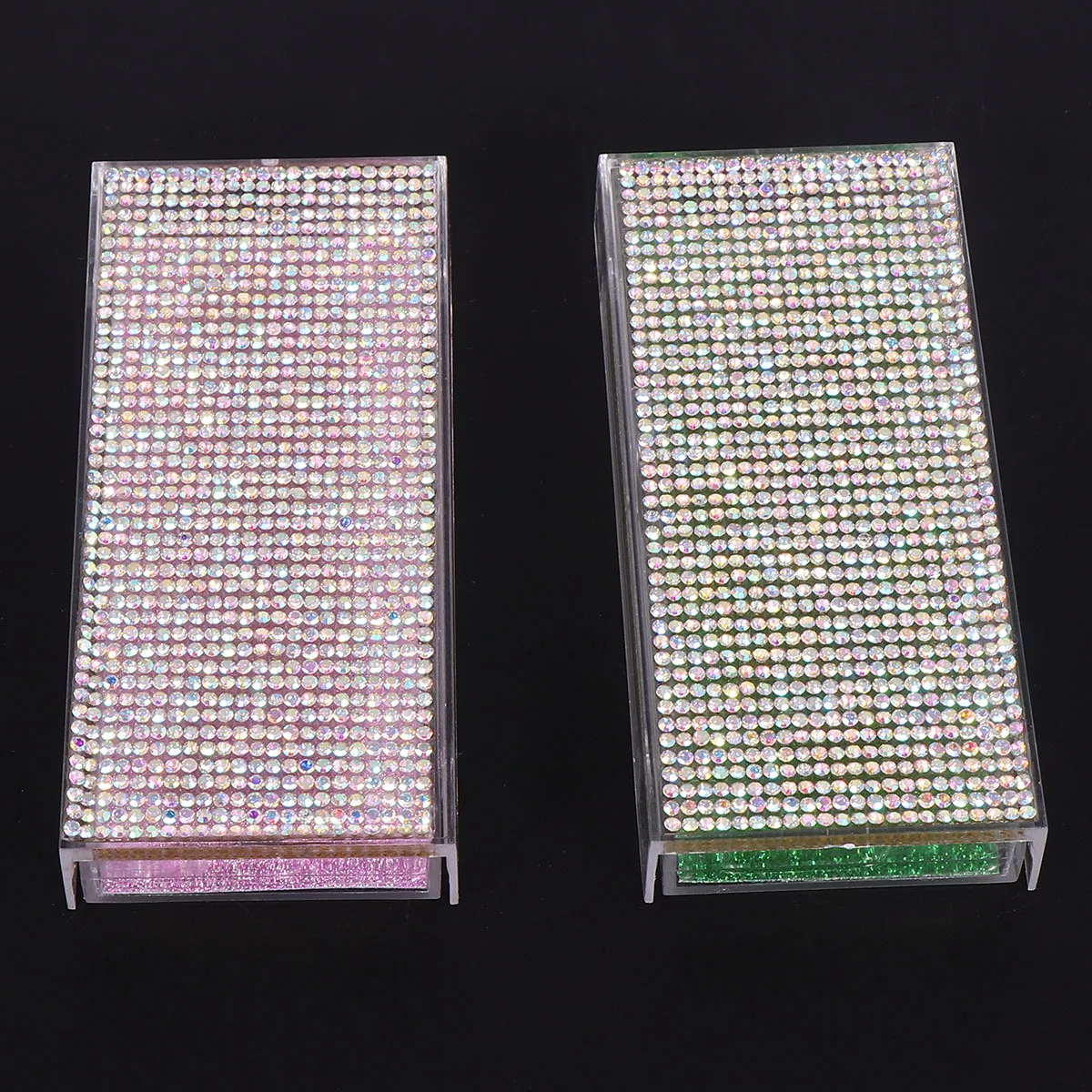 صندوق تخزين منظم الرموش الصناعية مكون من قطعتين من NOLITOY لملحقات مكياج الرموش #6