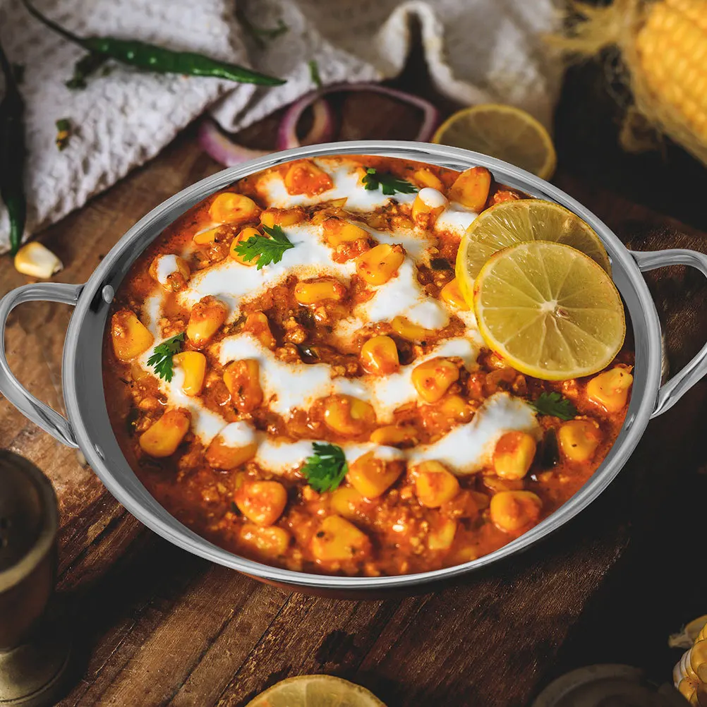 

Flat Bottom Hot Pot Double Handle Stainless Steel Wok For Home Cooking Kitchen Use Non-Slip Cookware Soup Stew Seafood