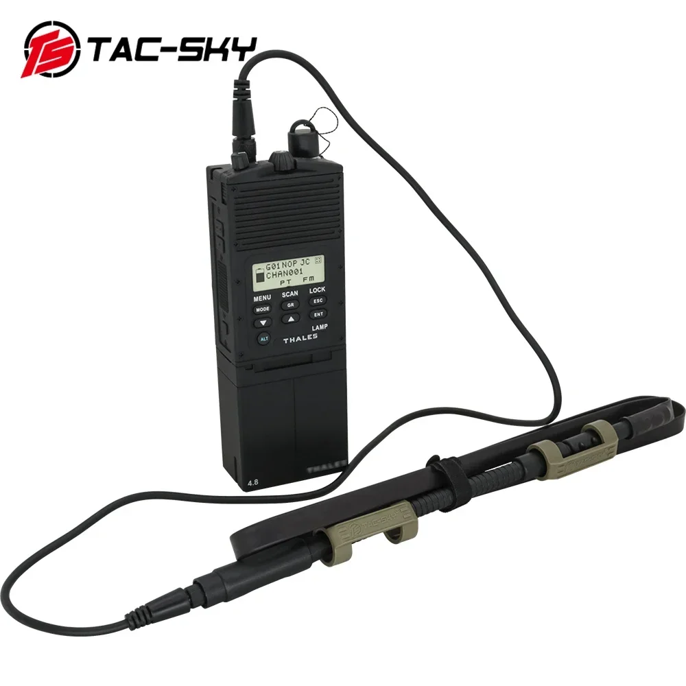 TAC-SKY AN/PRC 148 152 Two-Way Radio Virtual Model Simulation Shell And PRC Antenna Package Compatible With Tactical Headsets