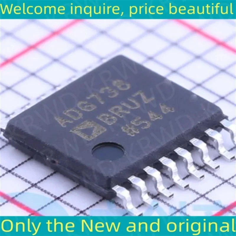 2PCS ADG738BRUZ New and Original IC Chip TSSOP-16 ADG738BRUZ-REEL7 ADG738BRUZ-RE ADG738BRUZ