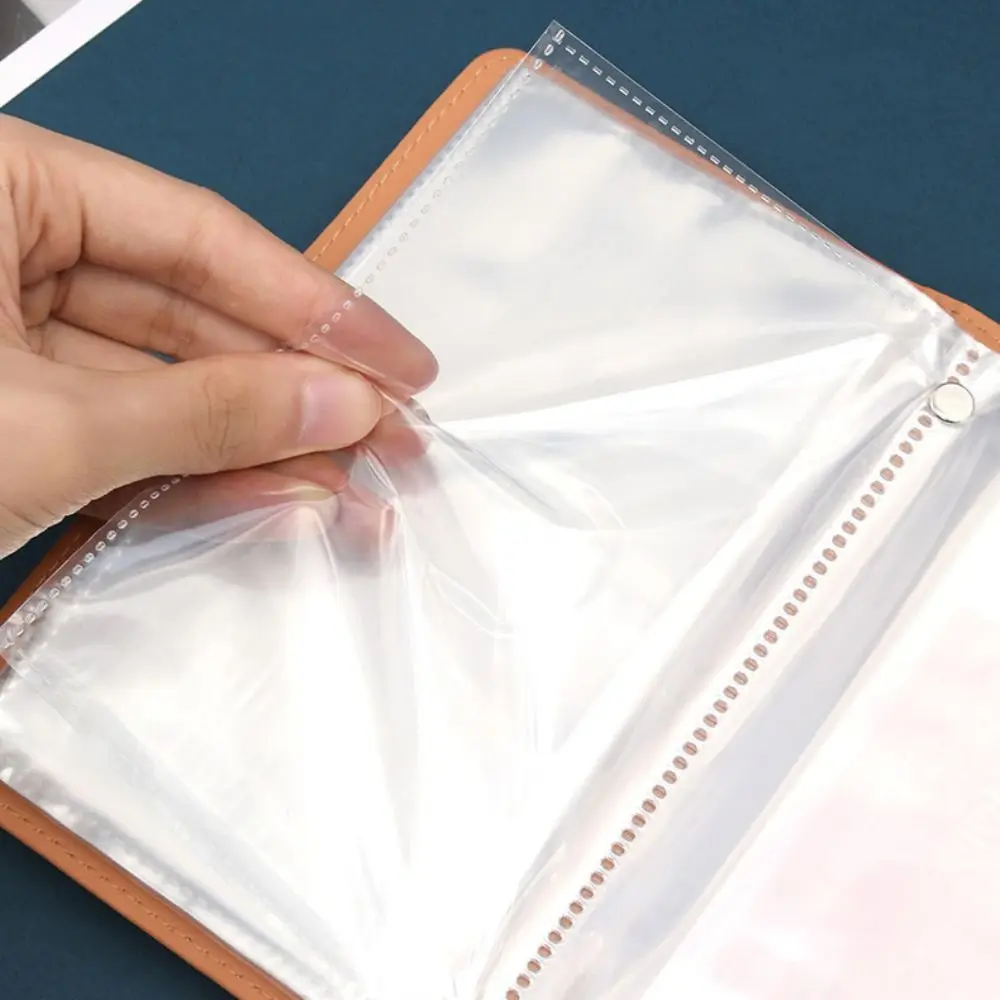 

50Sheets Envelop Savings Challenges Book PU Leather Refillable Budget Binder with Lock Cash Envelopes Portable