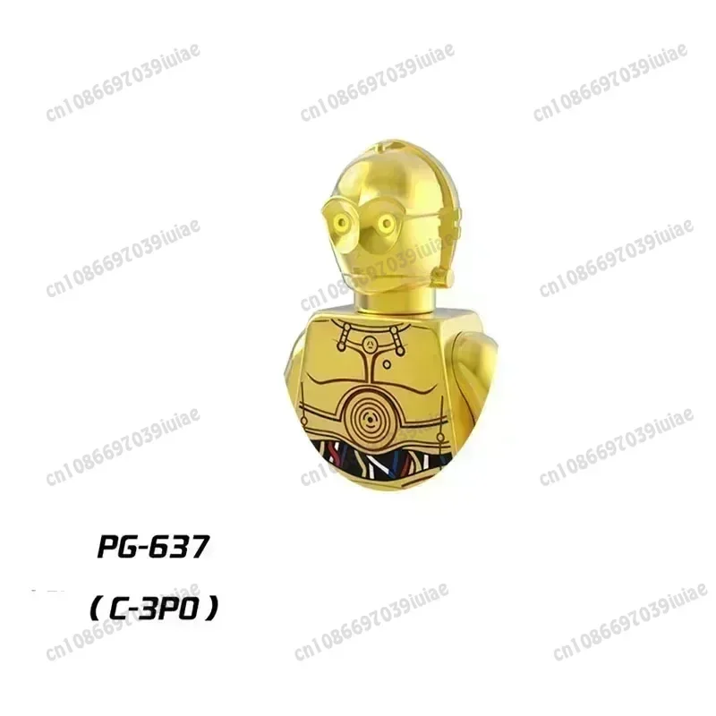 

HEROCROSS STAR WARS PG640 PG999 STAR Amidala Electroplate Toy Bricks Assembling Doll Building Blocks Boy Birthday Present