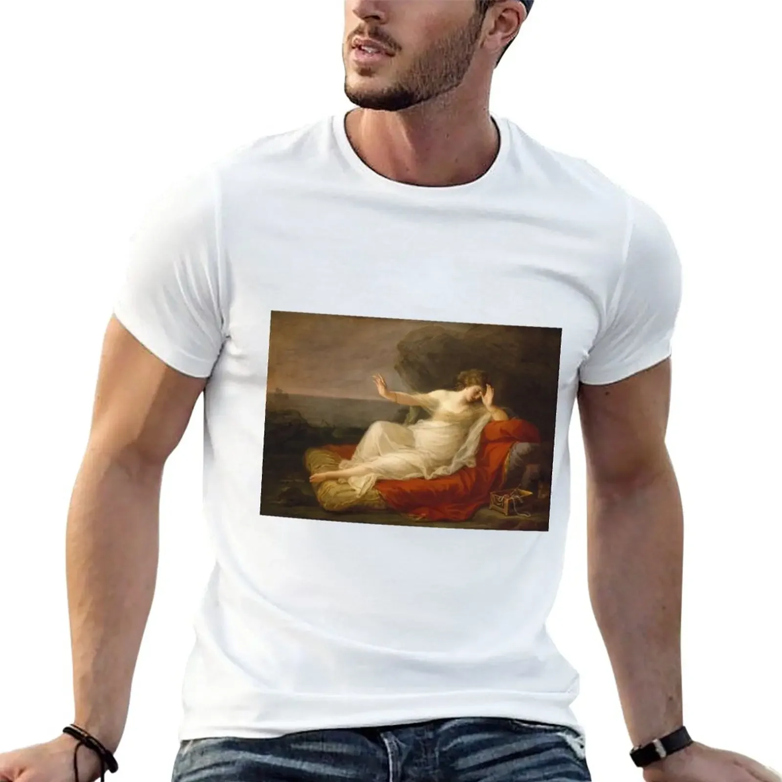 Angelica Kauffmann - Ariadne Abandoned By Theseus T-Shirt hippie clothes plus sizes t shirts for men graphic