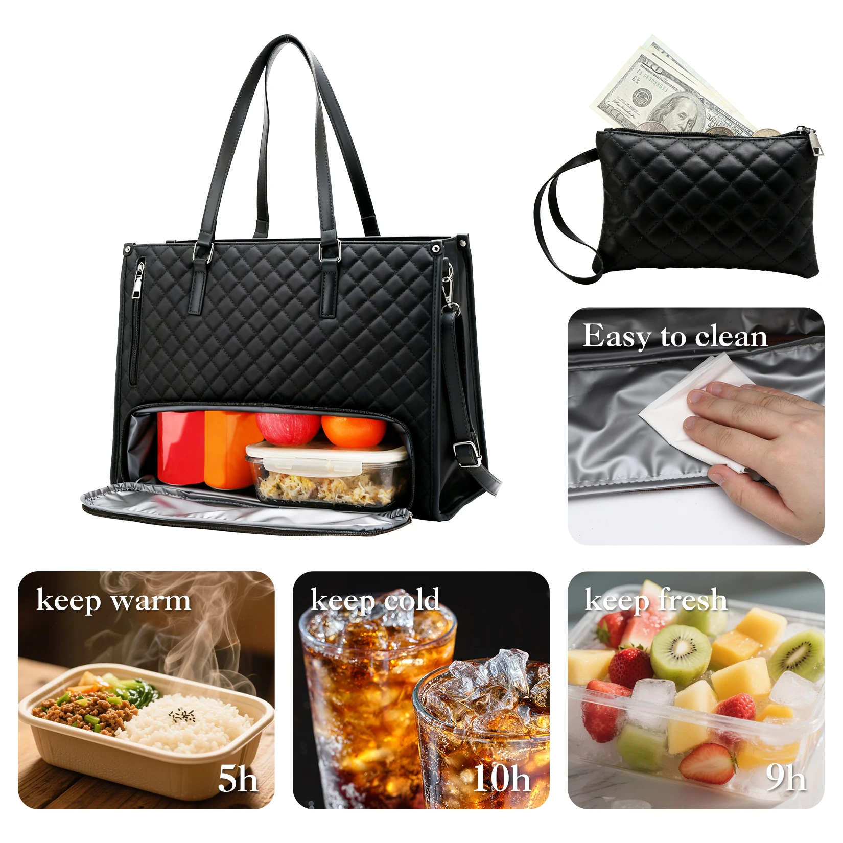 Women's Laptop Tote Bag with I - огляд і ціна Leatherwork Essentials
