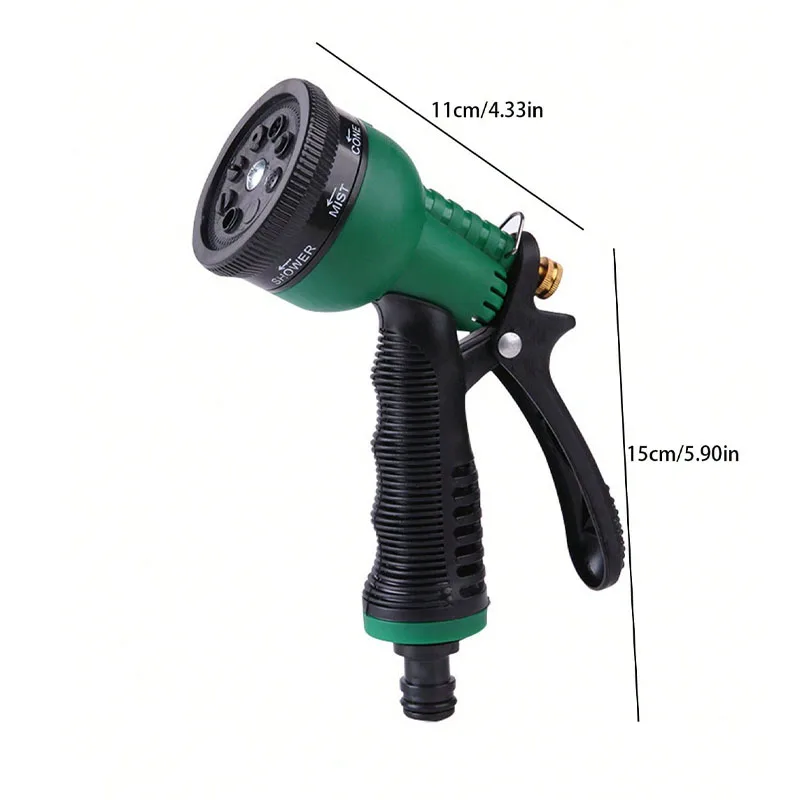 8-Function High-Pressure Garden Water Gun, Multifunctional Irrigation, Convenient To Use, Used As A Gardening Watering Tool