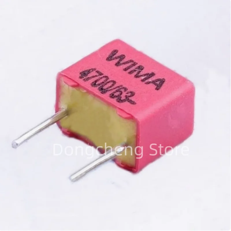 

5PCS/20PCS/50PCS WIMA FKP2 4700PF 63V 63v4700PF 2.5% foil film capacitor 63V4.7nF 4.7NF 4N7 63V472 472 Foot distance 5MM
