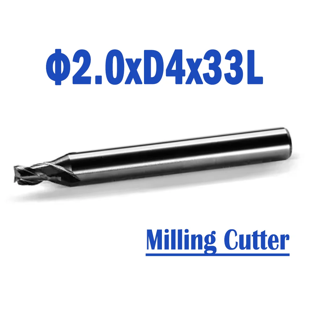 

Φ2.0xD4x33L Raize 80 Series NINJA Carbide Milling Cutter Key Machine Accerioes For NINJA VORTEX,NINJA TOTAL,VERSA