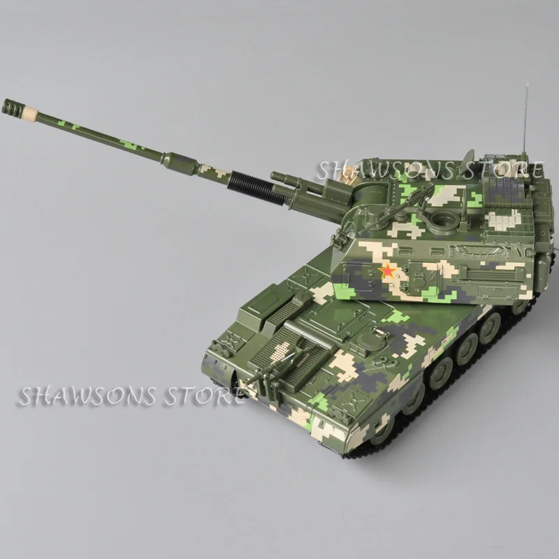 KDW 1:35 Scale Diecast Metal Military Model Toy China PLZ-05 Self Propelled Artlillery Miniature Replica Collection