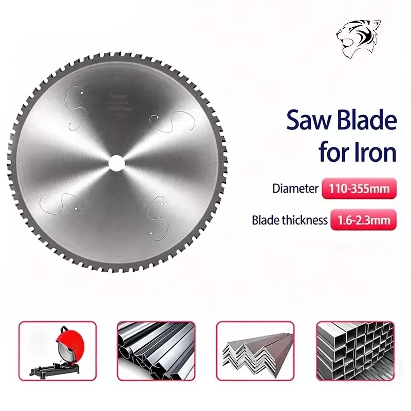 Professional Cermet Tipped Welded Dry Cutting Stainless Steel Industrial Metal Cold Saw Blade 110-600mm OEM