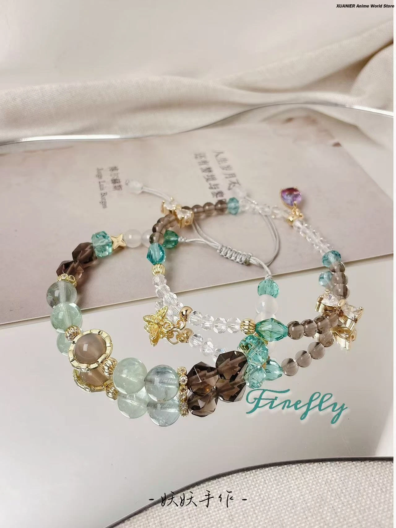Game Honkai：Star RailFirefly Series Bracelet Handmade Hand Chain Bracelets Jewelry Fashion Accessories Cosplay Props Gift - view 2