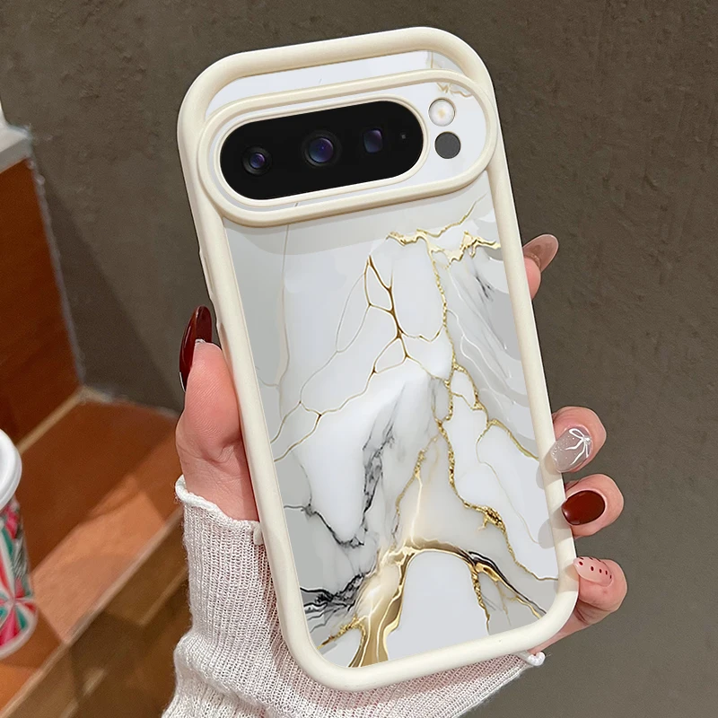 حافظة لهاتف جوجل بيكسل 10 8 7 برو بيكسل 9 10 برو XL 9A 8A 7A غطاء خلفي من السيليكون الناعم مقاوم للصدمات