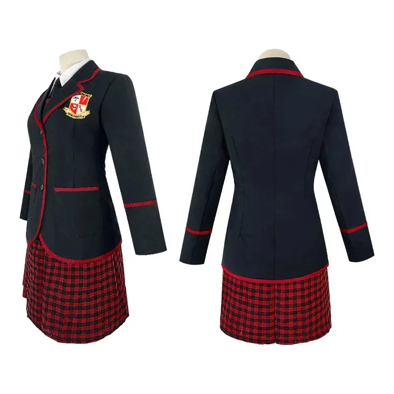 qq023 فيلم مظلة أكاديمية خمسة أزياء النساء الرجال فساتين كلية الملابس اليومية زي مدرسي حفلة الهالوين تأثيري