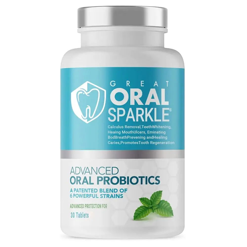 Probiotic Solid Toothpaste Tablets Teeth Whitening Charcoal Remove Smoke Stains Bad Breath Fresh Mouthwash Oral Care