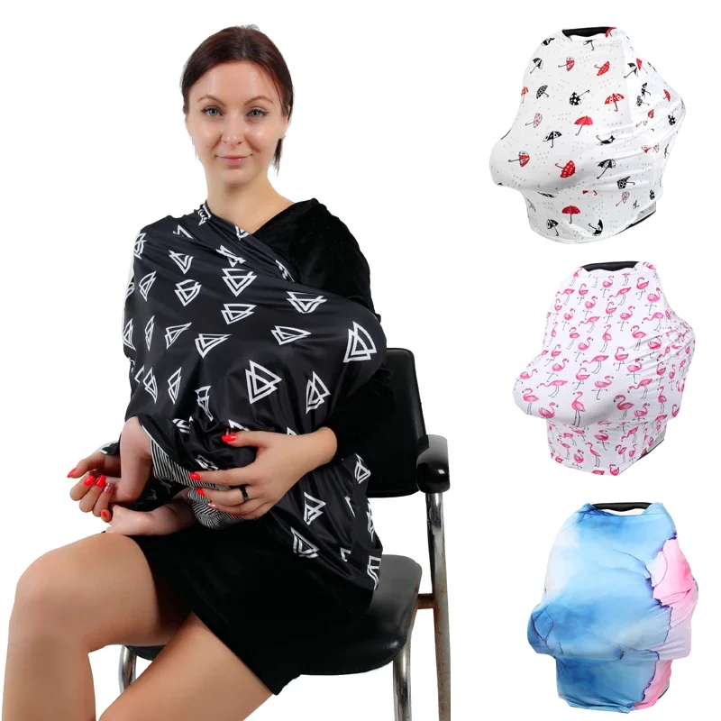 Wholesale Nursing Cover Mother Newborn Baby Breastfeeding Covers Multifunction Car Seat Cover