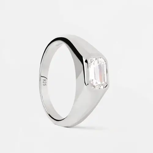 DPLAOPA 925 Sterling Silver Gold Thick Band Big CZ Zircon Size Ring Women Luxury Fine Jewelry 2023 Fine Jewelry Crystal - Image 8