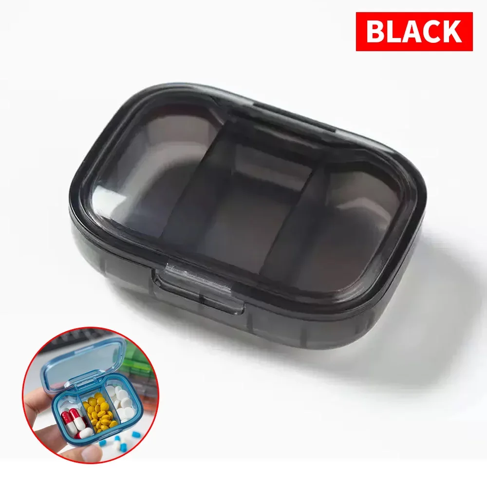 

Коробка для хранения таблеток на 1-3 шт. (утро/вечер) - компактная и удобная - незаменимая аптечка для путешествий