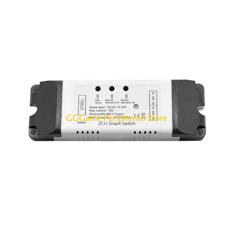 U55B AC-DC 7V-32V مفاتيح ذكية ضوء المحرك وحدات تبديل RF433 تردد الراديو #5