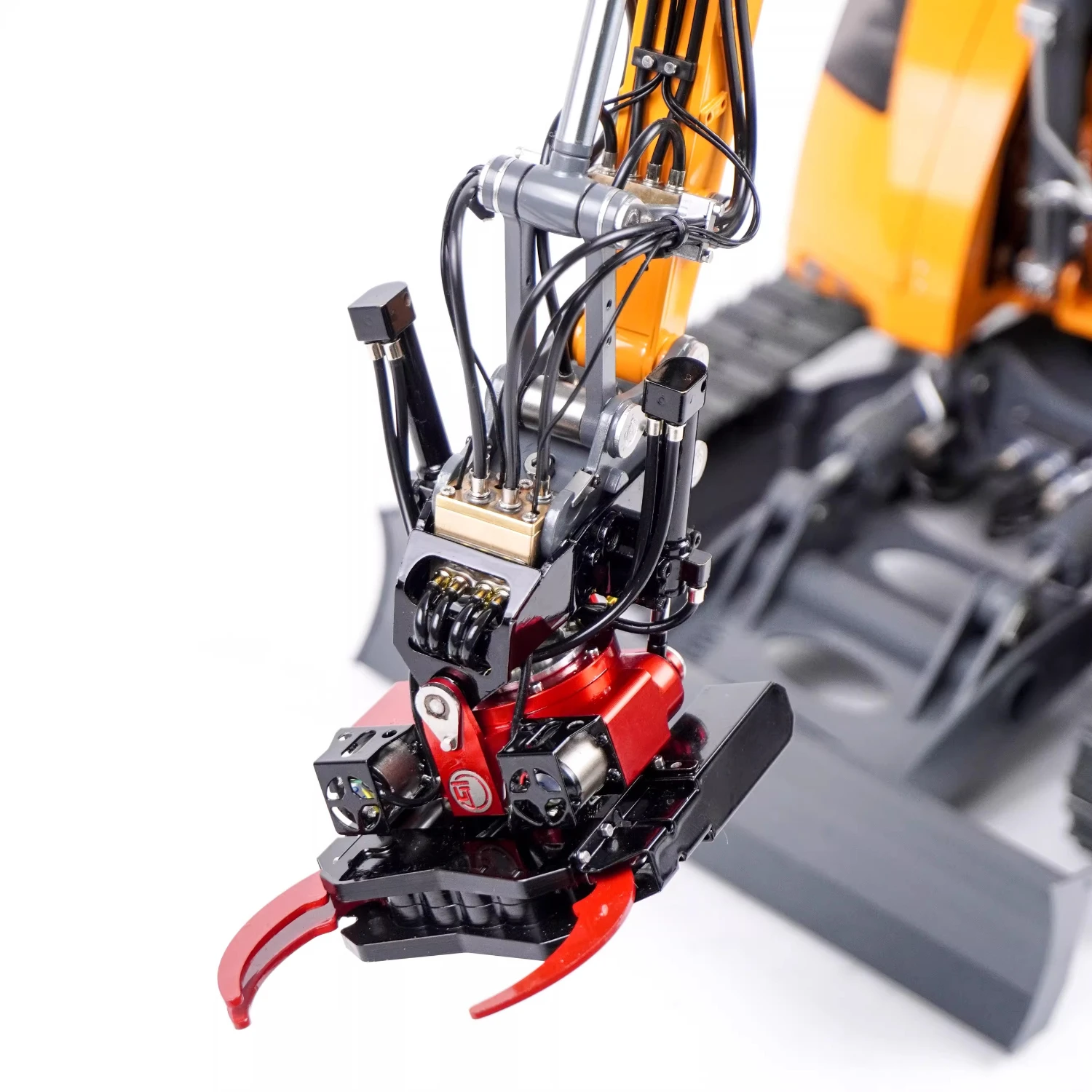 Full Metal Hydraulic Wrist Joint Suitable for 1/14 CUT 914 Hydraulic Excavator and 920 RC Excavator Models Upgrade Accessory