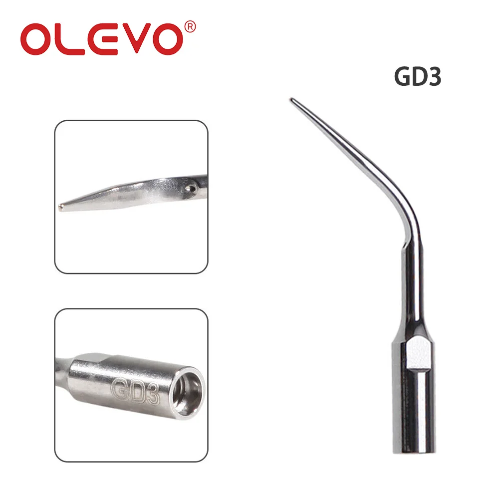 Olevo 5 Stks/pak Ultrasone Tandheelkundige Scaler Tips Schalen Perio Gd Tip Geschikt Voor Satelec Dte Handpiece Endodontics Parodontics Tools