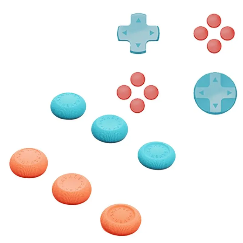

For Switch2 Joy-Con Joystick Cap+D-Pad Button Cap Set For Switch 2 D-PAD Color Button Cap