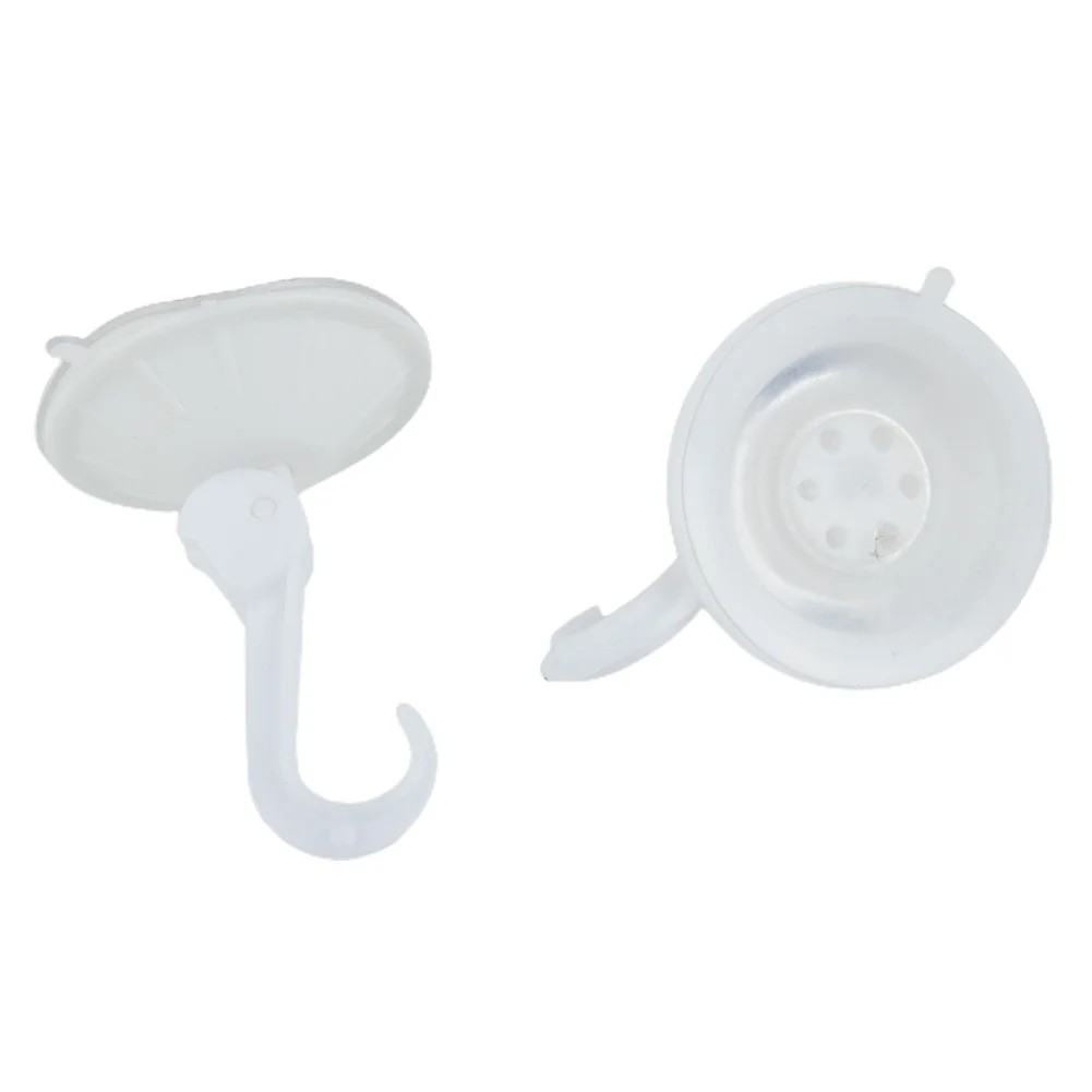 4 PCS Suction Hooks for Glass Mirrors Tiles Metal Surfaces With No Design and Secure Locking for Bathroom Kitchen Use