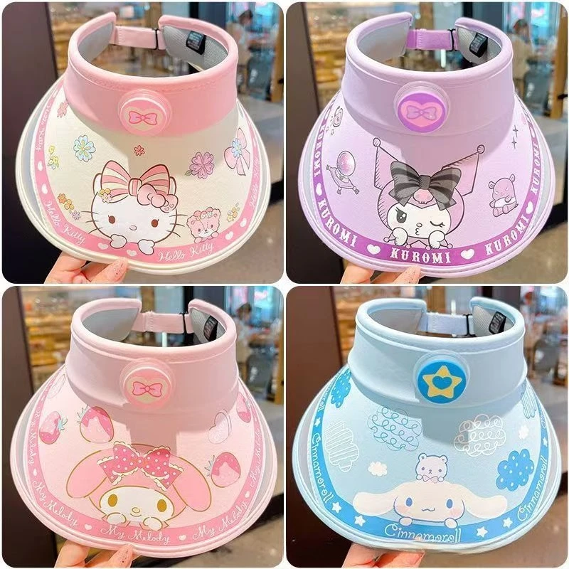 

Miniso Children's Cute Sanrio Hat Summer Cute Sunscreen Hat Little Boy and Girl Outdoor Sun Hat Baby