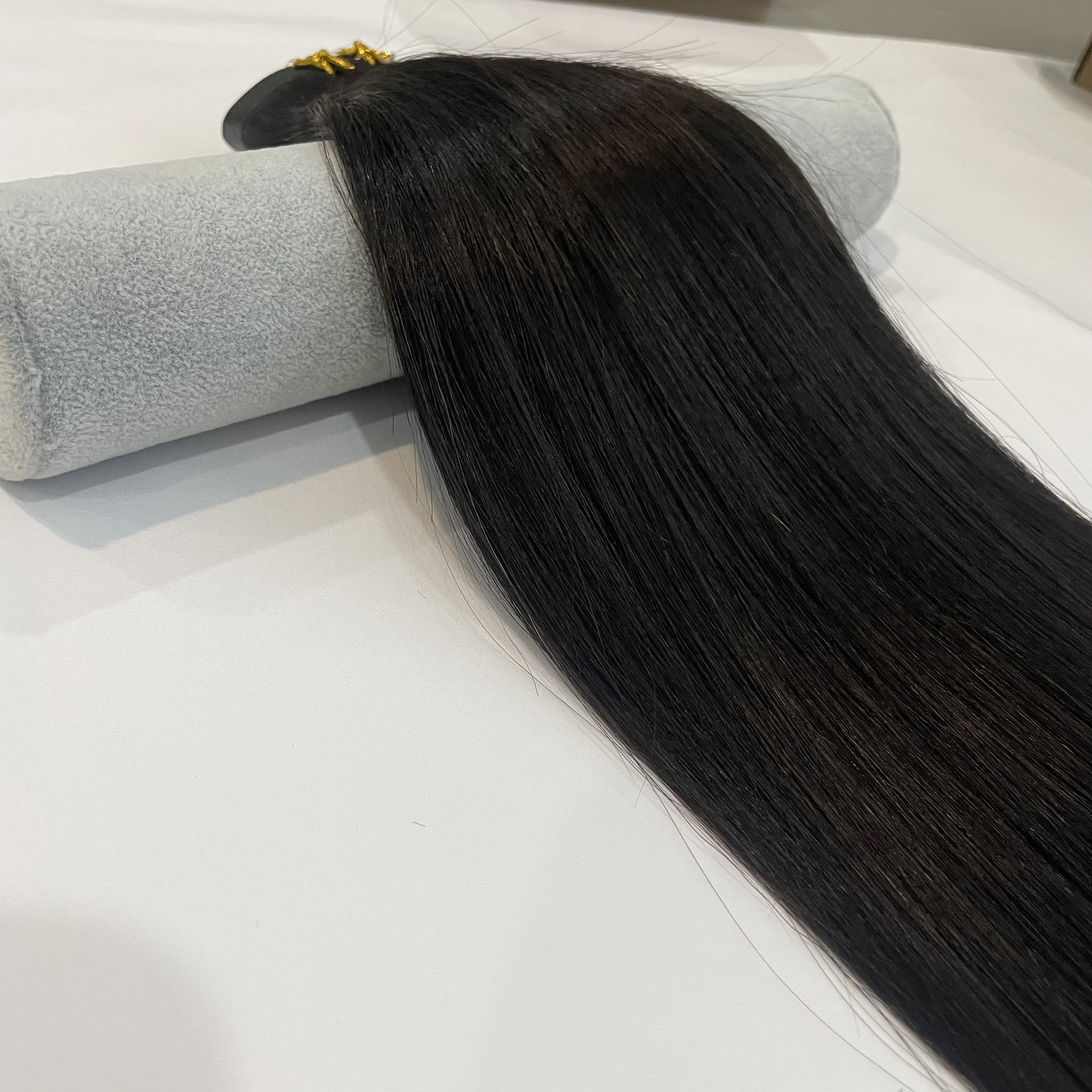 Wholesale Raw Indian Clips In Best Quality Human Hair Vendor Easy To Wear Pu Seamless Clip In Hair Extensions Natural Color