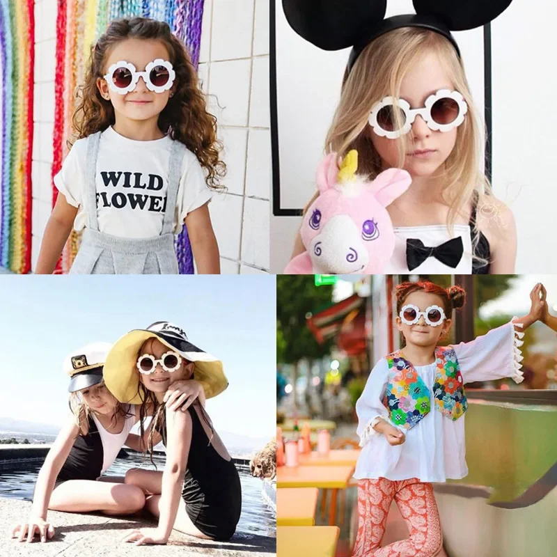 Toddler Summer Accessories Kids Baby Girls Beach Child Baby Sun Outdoor Wear Sunflower Kids Gift Baby Accessories