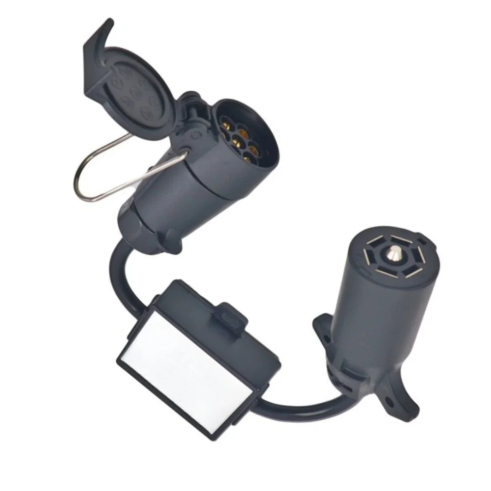 7 Pin Trailer Electrical Connector with Engineered Plastic Insulator and Copper Contacts for Reduced Short Circuit Risk