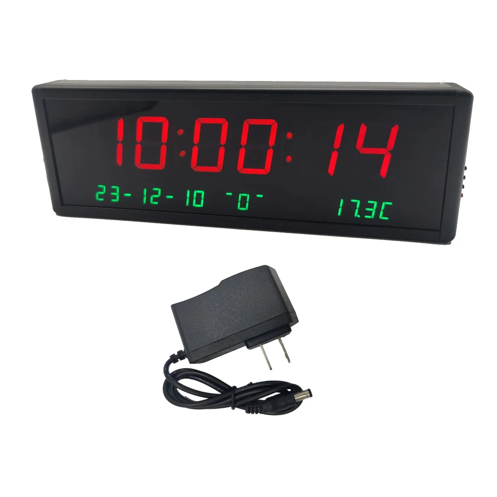 Dual-Screen WiFi Digital Clock with Temperature Display – 1.8