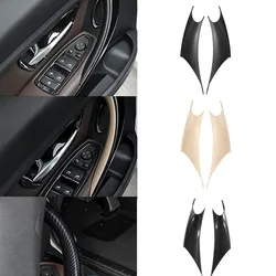 3 Colors Car Door Handle For BMW F30 F32 F34 Door Handle Pull, Black Carbon Fiber Car Door Trim For BMW 3 Series 2012-2018