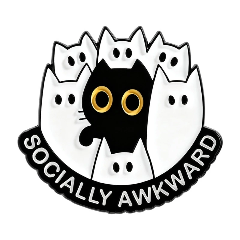 

Pin With Adorable Black Cats Low Battery Symbol Emotion Communication Tool