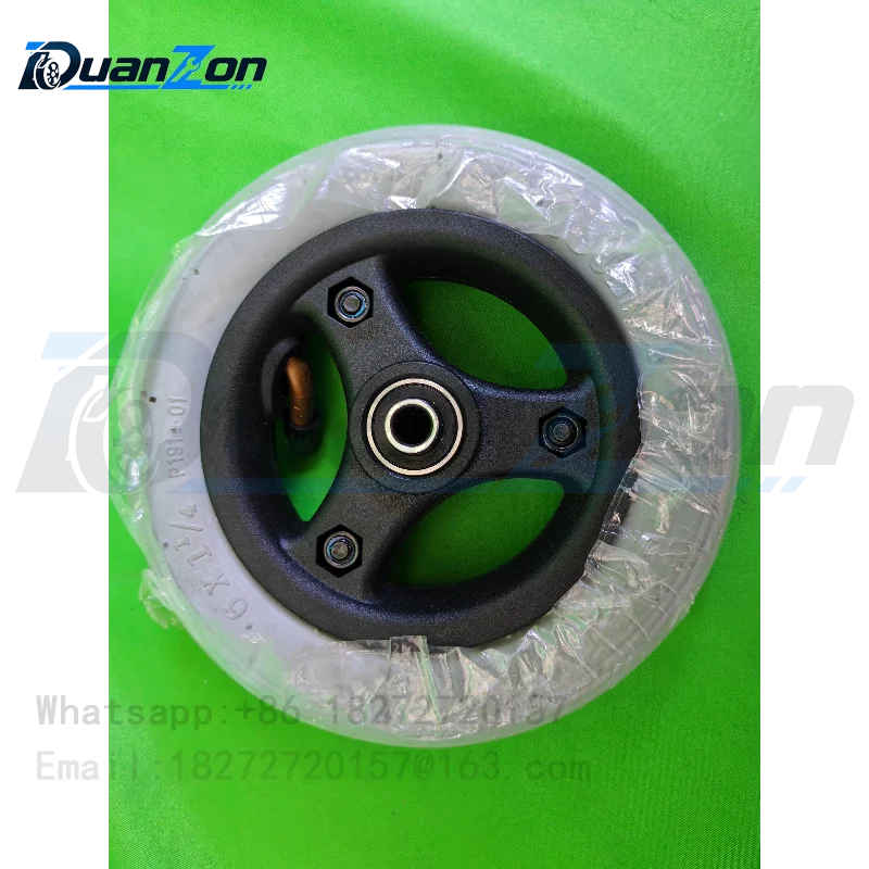 Removable M2 wheelchair inflatable front wheel 6-inch small wheel, one inflatable small wheel