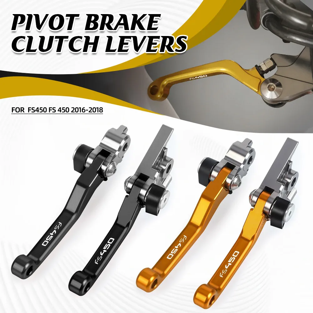 For HUSQVARNA FS450 FS 450 2016 2017 2018 Pivot Brake Clutch Levers Motocross Bike Parts Racing Brakes Handle Dirt Bike