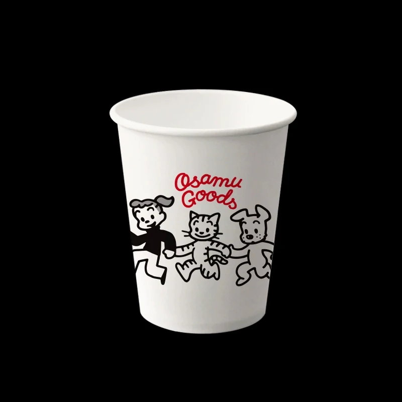 200PCS Customized Disposable Coffee Tea Paper Cups For Gatherings