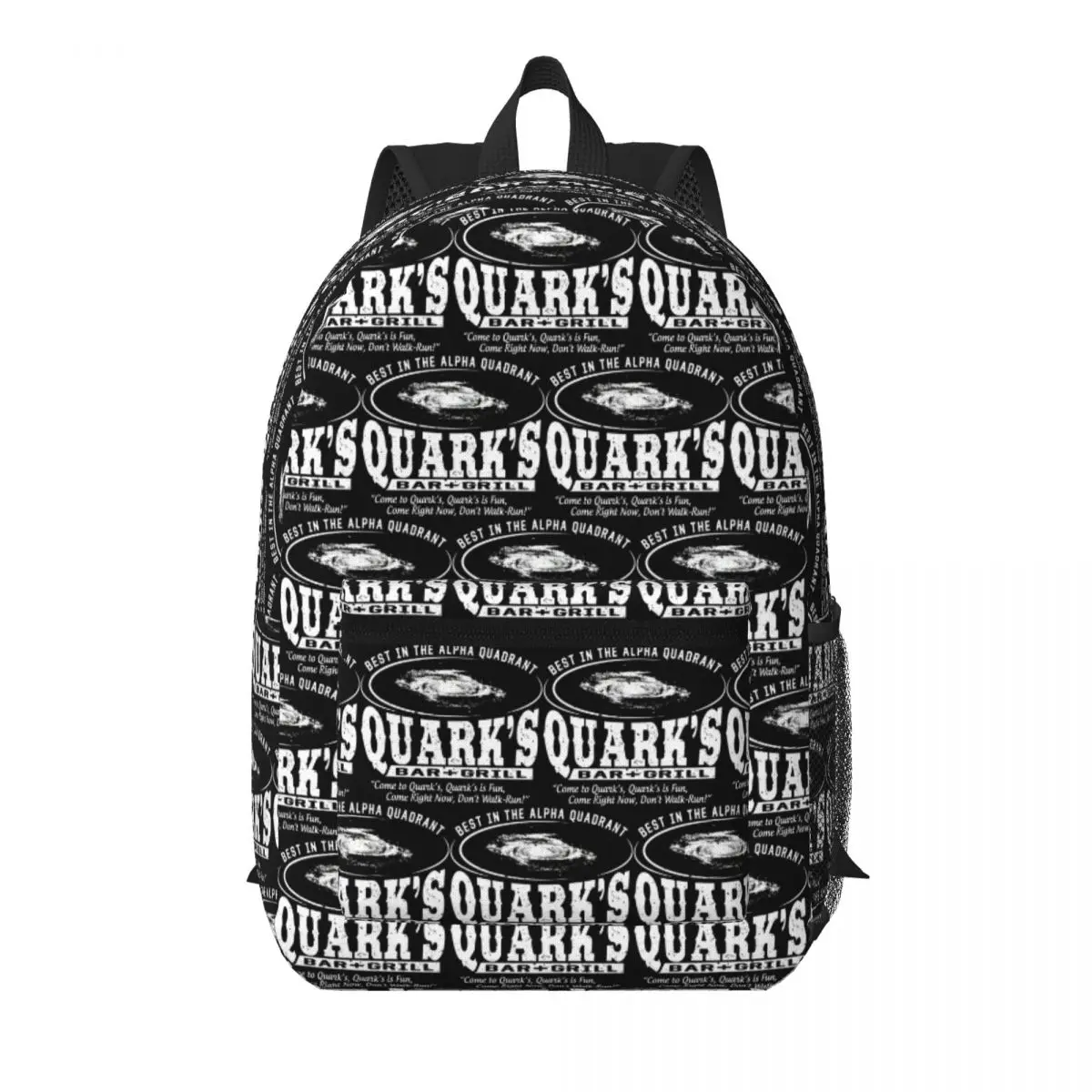 Deep Space 9 Quarks Bar Student Backpack School Bag Hiking Travel Daypack for Men Women Bookbag Shoulder Bags