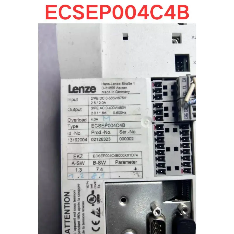 Gebrauchte ecsep004c4b Servo antriebe Funktions test ok