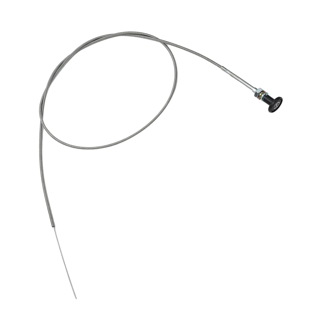 Choke cable 160 cm long with 50 mm gas pull for push pull throttle control designed to improve gas engine performance